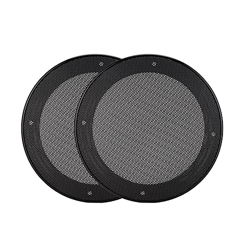 Mtlavishness 2PCS 5inch Mesh Protective Cover for Sound Speaker and Loudspeaker with Strengthened and Thickened Design Excellent Protection Ideal for Speakers Small Speakers and (Black + Black) von Mtlavishness
