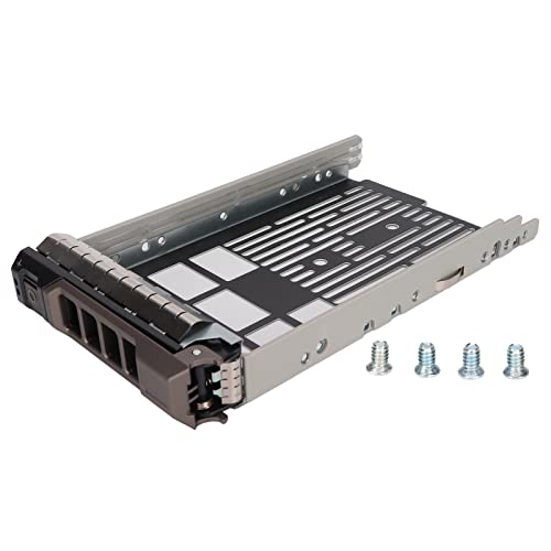 Mtlavishness 3,5-Zoll-Festplattenfach, universell für SAS-SATA-Serverfestplatten, Metall-ABS-Konstruktion sorgt für Langlebigkeit, passend für R730 R820 R920, 3,5 Zoll, Farbe von Mtlavishness