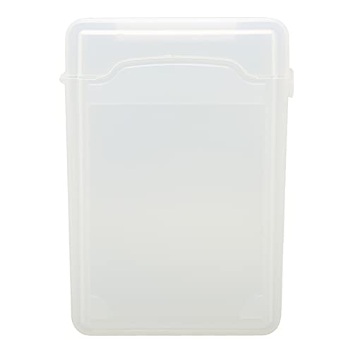 Mtlavishness 3.5in Dual Disc Externe Festplatte Fall Durchscheinender weißer PP -Material Schockdicht Anti -statischer Speicherschutz für Zuhause und Büroverbrauch kann Zwei 3,5 Mtlavishness 3.5in Dual Disc Externe Festplatte Fall Durchscheinender weißer PP -Material Schockdicht Anti -statischer Speicherschutz für Zuhause und Büroverbrauch kann Zwei 3,5 von Mtlavishness