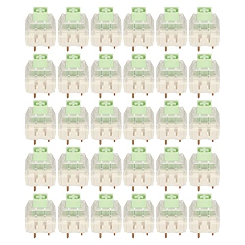 Mtlavishness 30pcs mechanische Tastaturschalter wasserdichte Hintergrundbeleuchtung DIY -Tastaturschalter zum Anpassen von Tastaturen (Jade -Schalter) von Mtlavishness