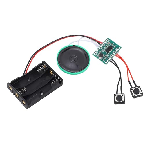 Mtlavishness 4 Minuten Soundmodul Taste Steuerelement DIY Music Sound Talk Rekordchip für DIY -Audiokarten Weihnachtsboxen Mtlavishness 4 Minuten Soundmodul Taste Steuerelement DIY Music Sound Talk Rekordchip für DIY -Audiokarten Weihnachtsboxen von Mtlavishness