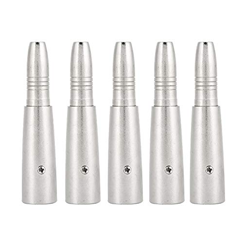 Mtlavishness 5 PCs 6,5 mm 3 Pin XLR männlicher Stecker Socket Connector Adapter für eine gute Konvertierungsleistung ideal für Audio- und Videogerätetransfers Zink Mtlavishness 5 PCs 6,5 mm 3 Pin XLR männlicher Stecker Socket Connector Adapter für eine gute Konvertierungsleistung ideal für Audio- und Videogerätetransfers Zink von Mtlavishness