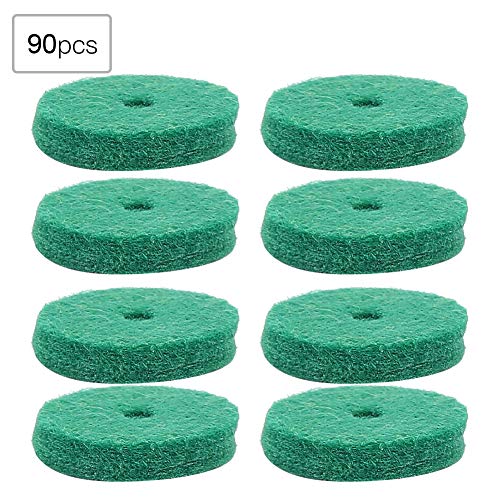 Mtlavishness 90pcs Piano Felt Balance Rail Punchings Keyboard Balance Washers Felt Soft Comfortable Durable For Piano Regulating Repair And Leveling Keys With Approx 2.2 * 2.2 * 0.5cm Mtlavishness 90pcs Piano Felt Balance Rail Punchings Keyboard Balance Washers Felt Soft Comfortable Durable For Piano Regulating Repair And Leveling Keys With Approx 2.2 * 2.2 * 0.5cm von Mtlavishness