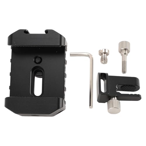 Mtlavishness Aluminium Legierung Universal-Solid-State-Laufwerke Halter-Clip mit kaltem Schuh 1/4-Zoll-Thread-Slot befestigt sicher USB-C-Kabel einstellbar für T5 T7 T9 und E61 von Mtlavishness