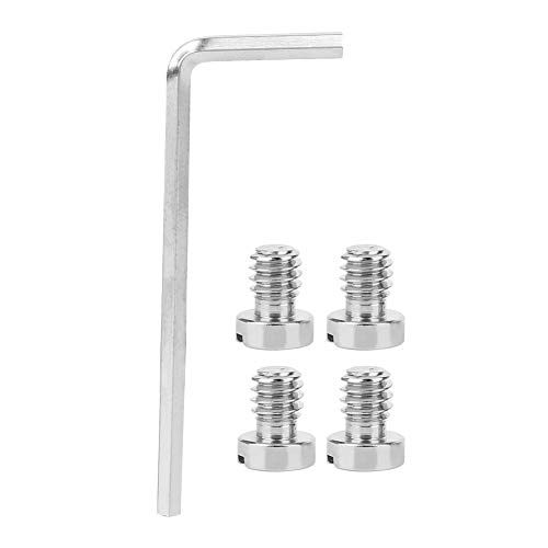 Mtlavishness Aluminiumlegierung, allgemeine 1/4-Zoll-Standby-Schraube mit Schraubenschlüssel, hochwertiges Digitalkamera-Zubehör, hohe Kompatibilität, kann in schnell drehenden Mtlavishness Aluminiumlegierung, allgemeine 1/4-Zoll-Standby-Schraube mit Schraubenschlüssel, hochwertiges Digitalkamera-Zubehör, hohe Kompatibilität, kann in schnell drehenden von Mtlavishness