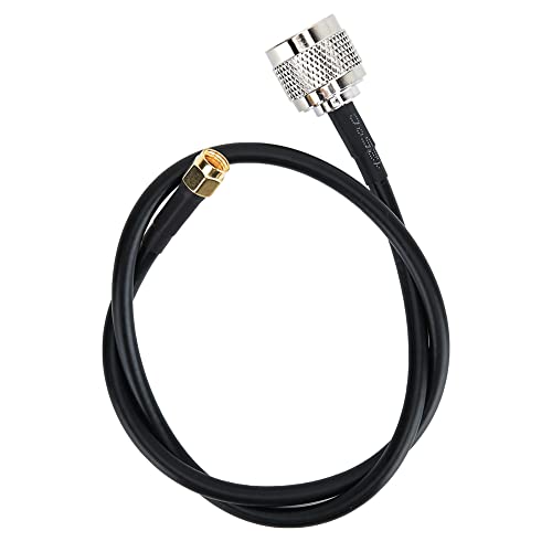 Mtlavishness Hochleistungs-Glasfaserkabel mit vergoldetem Anschlussende, SMA-Stecker auf N-Stecker, Umkehrpol, ideal für die Signalübertragung mit ca. 50 cm Leitungslänge und Mtlavishness Hochleistungs-Glasfaserkabel mit vergoldetem Anschlussende, SMA-Stecker auf N-Stecker, Umkehrpol, ideal für die Signalübertragung mit ca. 50 cm Leitungslänge und von Mtlavishness