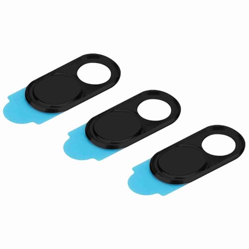 Mtlavishness Ihre Digitalkamera-Webcam-Abdeckung schützen Ihr digitales Leben vor Cyber-Hackern für Smartphones Tablets Desktops und Laptops mit 0 7 mm Dicke Breite (Black) von Mtlavishness