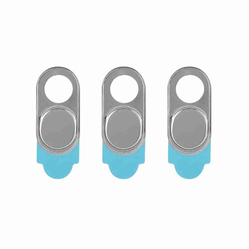 Mtlavishness Ihre Digitalkamera-Webcam-Abdeckung schützen Ihr digitales Leben vor Cyber-Hackern für Smartphones Tablets Desktops und Laptops mit 0 7 mm Dicke Breite (Silver) von Mtlavishness
