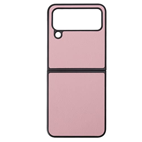 Mtlavishness Klapp Bildschirm Handy-Schutzhülle aus Premium-Kunstleder für Z FLIP 4 mit Kratz beständigem Staub-und Puffers chutz für den täglichen Gebrauch (Rosa) von Mtlavishness