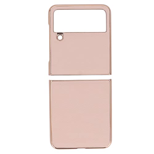 Mtlavishness Klapp Bildschirm Handy hülle Stoßfest Leder Handy Schutzhülle für Z Flip4 (Rosa) von Mtlavishness