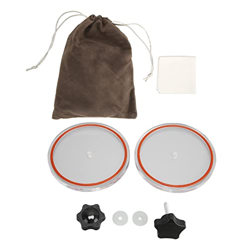 Mtlavishness LP Record Label Saver Premium Schallplatten-Reinigungsschutz Hält Ihre Schallplatten sicher und sauber Ideal für Musikliebhaber Passend für 12-Zoll-LPs Aus ABS mit (Red) von Mtlavishness