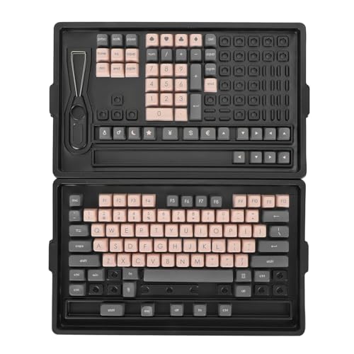 Mtlavishness MTLAVISHY 130PCS Frosted Color Contrasting PBT Light Getriebe Mechanische Tastaturschlüsselkaps Ausgezeichnetes Haltbarkeit und Tippgefühl DIY Ihre mechanische Tastatur Universal von Mtlavishness