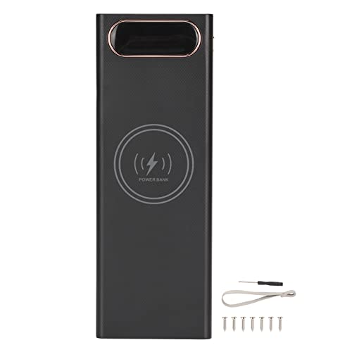 Mtlavishness MTLAVISHY L20 Batteriekoffer Schnellladestraft mit 22,5 W QC und 15W drahtloses Laden für Mobiltelefone große Kapazitätsunterstützung 20 Prozent Batterien LCD Display Dual USB (Schwarz) Mtlavishness MTLAVISHY L20 Batteriekoffer Schnellladestraft mit 22,5 W QC und 15W drahtloses Laden für Mobiltelefone große Kapazitätsunterstützung 20 Prozent Batterien LCD Display Dual USB (Schwarz) von Mtlavishness