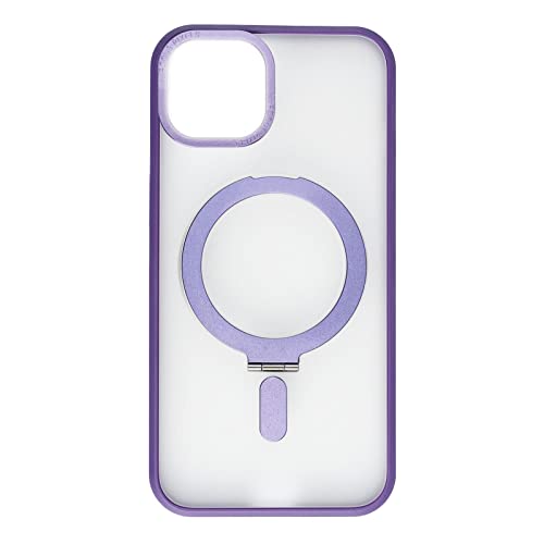Mtlavishness Magnetische Handy-Schutzhüllen für 14 mit Ringhalter und Ständer, ideal für Frauen und Männer, weiche lila Farbe, aus Metall, TPU und PC, Gewicht ca. 72 g, Größe ca. von Mtlavishness