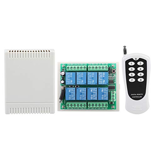 Mtlavishness Multifunction 8way Learning Remote Control Switch Wireless Relay Switch Receiver Replacement with HighEnd MCU Stable Performance and MultiChannel Control for Home von Mtlavishness