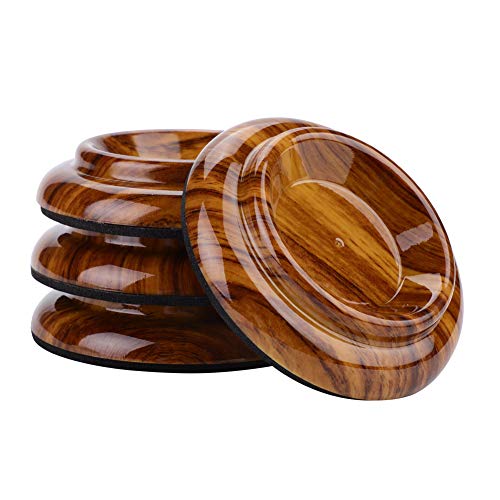 Mtlavishness Premium 4Pcs Piano Foot Pads Set With Excellent Load Bearing And Protection For Upright Pianos Ideal For Home Practice And Studio Use Plastic Wooden Color Each Cup 10 Mtlavishness Premium 4Pcs Piano Foot Pads Set With Excellent Load Bearing And Protection For Upright Pianos Ideal For Home Practice And Studio Use Plastic Wooden Color Each Cup 10 von Mtlavishness