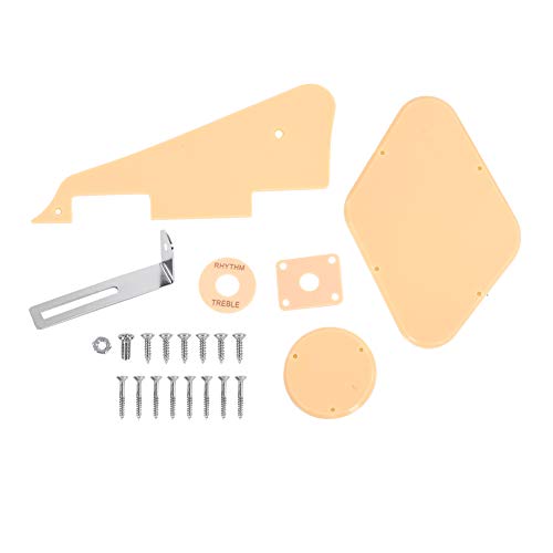 Mtlavishness Premium Plates Set Pickguard Switch Ring Cavity Cover Jack Scratch Back Plate for LP Jazz Guitar Acrylic And Metal Environmentally Friendly Lightweight Protects Mtlavishness Premium Plates Set Pickguard Switch Ring Cavity Cover Jack Scratch Back Plate for LP Jazz Guitar Acrylic And Metal Environmentally Friendly Lightweight Protects von Mtlavishness