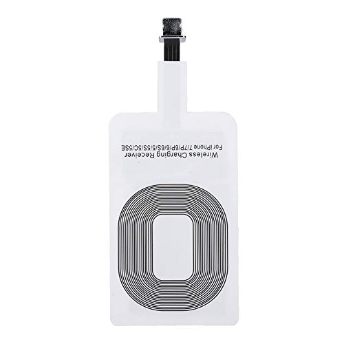 Mtlavishness Qi Wireless Charger Adapter Ladeempfängermodul für -Mobiltelefone Starke Kompatibilität Hohe Effizienz Einfache Bedienung Breite Anwendung für Home Office und mehr (Apfelmuster) von Mtlavishness