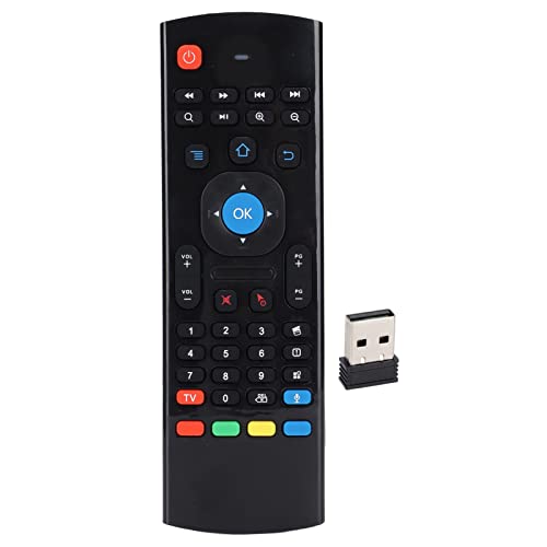 Mtlavishness Remote Control 2.4G MX3 Portable Wireless Smart Voice Device for Enhanced Multimedia Entertainment at Home and Work Compatible with Vista 7 OS X Linux and Android von Mtlavishness