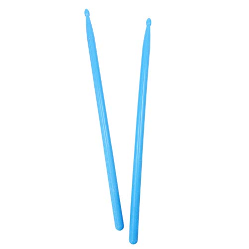 Mtlavishness Robuste Trommelstöcke in Tropfenform aus Nylon. Ideales Musikzubehör für Schlagzeuger aller Niveaus. Geeignet für verschiedene Arten von Schlaginstrumenten. Mit 5 (Blau) von Mtlavishness