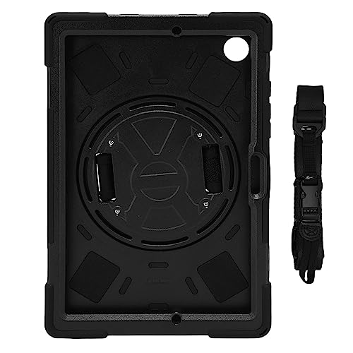 Mtlavishness Rugged Tablet Case with Hand Strap Stand and Shoulder Strap for A8 2022 X200 X205 10.5in Colorful Pink Providing Multiple Protections Suitable for Various Scenes (Black) von Mtlavishness