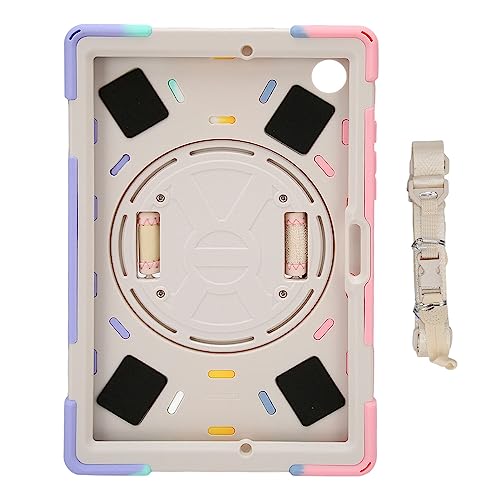 Mtlavishness Rugged Tablet Case with Hand Strap Stand and Shoulder Strap for A8 2022 X200 X205 10.5in Colorful Pink Providing Multiple Protections Suitable for Various Scenes (Dazzling Pink) von Mtlavishness
