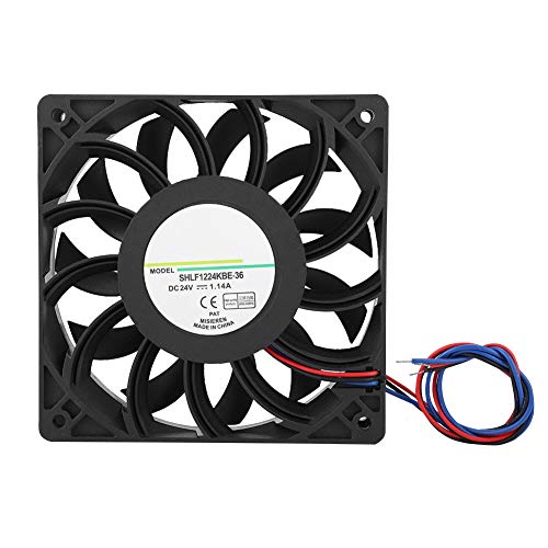 Mtlavishness SHLF1224KBE 36 DC24V 1.14A 12CM Inverter Transmission Server Fast Heat Dissipation Cooling Fan With Double Ball Bearing Runs Stably And Silently Provides Strong Heat Mtlavishness SHLF1224KBE 36 DC24V 1.14A 12CM Inverter Transmission Server Fast Heat Dissipation Cooling Fan With Double Ball Bearing Runs Stably And Silently Provides Strong Heat von Mtlavishness