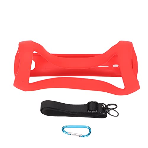 Mtlavishness Schutzhülle für Flip 5-Silikon-Lautsprecher, Passform, langlebiges Material, tragbares Design, geeignet für Spaziergänge, Camping und Strandgebrauch, Silikon (Red) von Mtlavishness