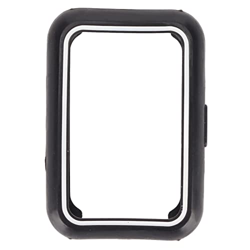 Mtlavishness TPU Full Screen Protector Shell Bumper Case Soft Protective Cover for Watch FIT Provides All Round Convenient Operation and Compact Design for Daily Use Lightweight (Black White) von Mtlavishness