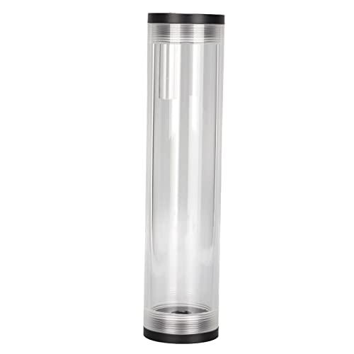 Mtlavishness Wasserkühlungsbehälter, Acrylkunststoff mit G1 4-Zoll-Gewinde, geräuscharm, für PC-Kühlung, 210 mm Länge, 50 mm Durchmesser, Rohr Mtlavishness Wasserkühlungsbehälter, Acrylkunststoff mit G1 4-Zoll-Gewinde, geräuscharm, für PC-Kühlung, 210 mm Länge, 50 mm Durchmesser, Rohr von Mtlavishness