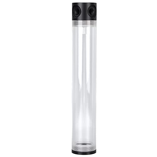 Mtlavishness Wasserkühlungsbehälter, fortschrittliches G1/4-Zoll-Gewinde, schnelle Kühlung für PC-Computer, 300 mm Länge, 50 mm Durchmesser, Acryl-Kunststoffmaterial, geräuscharm von Mtlavishness