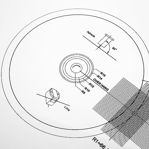 Mtlavishness Winkelmessermatte für Plattenspieler-Tonabnehmer, verhindert Rutschen, statische Aufladung, stoßfestes Phonographen-Winkelmesser-Ausrichtungswerkzeug Mtlavishness Winkelmessermatte für Plattenspieler-Tonabnehmer, verhindert Rutschen, statische Aufladung, stoßfestes Phonographen-Winkelmesser-Ausrichtungswerkzeug von Mtlavishness