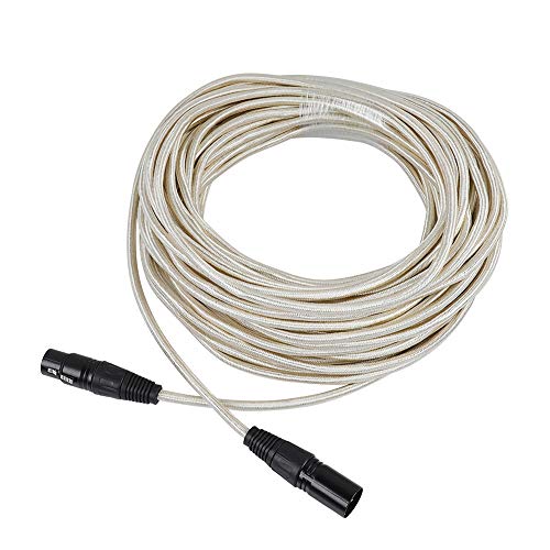 Mtlavishness XLR Male To Female Microphone Cable With Strong Tensile Strength And Pure Signal Suitable For Power Amplifiers Mixers Microphones And Stage Sounds 20 Meters (20m) von Mtlavishness