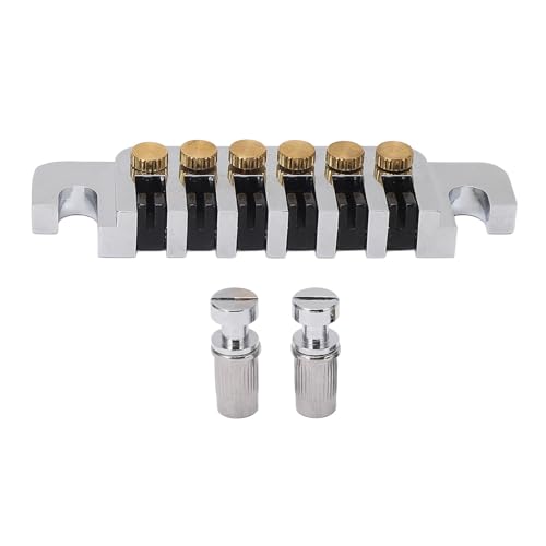 Mtlavistic Ga126 6 String Gitarre Bridge Vintage Metal Bridge Ersatz für LP Elektrische Gitarren Halten Sie die Stabilität und das Tuning ideal für LP SG EPI -Stil -Gitarren Mtlavistic Ga126 6 String Gitarre Bridge Vintage Metal Bridge Ersatz für LP Elektrische Gitarren Halten Sie die Stabilität und das Tuning ideal für LP SG EPI -Stil -Gitarren von Mtlavishness
