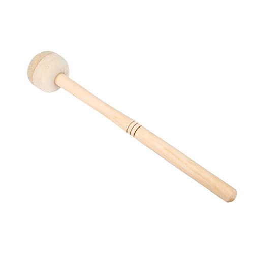 Mtlavistische langlebige Bass -Drum Mallet Stick mit Wollfilzkopf ideal für Percussion Marching Band aus Wollfilz und Ahorn ca. 36 cm in Gesamtlänge von Mtlavishness