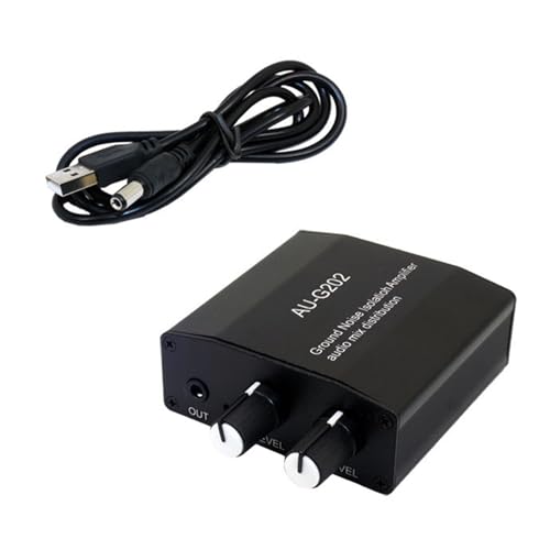 2-in-2-Out 3,5-mm-Stereo-Kopfhörer-Mixer mit Sound-Kontrolle, Computerspiel-Lautsprecher, Kopfhörer, Hörmischer 2-in-2-Out 3,5-mm-Stereo-Kopfhörer-Mixer mit Sound-Kontrolle, Computerspiel-Lautsprecher, Kopfhörer, Hörmischer von Mtucegi