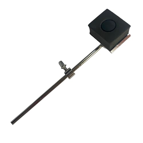 Metallschaft Bass Drum Pedal Beater Square Hammers Head Kicks Drum Foot Pedal Beater Percussion Instrument Parts Enduring von Mtucegi