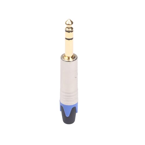 Mtucegi 6 35 Mm Stereostopfen Goldplattenlöttyp 1/4 Zoll Kabelverbinder Für Mikrofonlautsprecher Reparaturer Kreation von Mtucegi