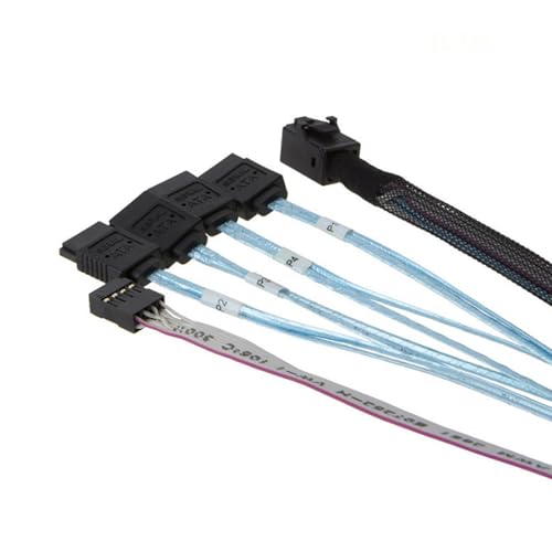 Mtucegi Minisas Controller SFF-8643 Bis 4SATA 7PIN Anschlusskabel Mit Seitenband 0 5 M Für RAIDS Systeme Mtucegi Minisas Controller SFF-8643 Bis 4SATA 7PIN Anschlusskabel Mit Seitenband 0 5 M Für RAIDS Systeme von Mtucegi