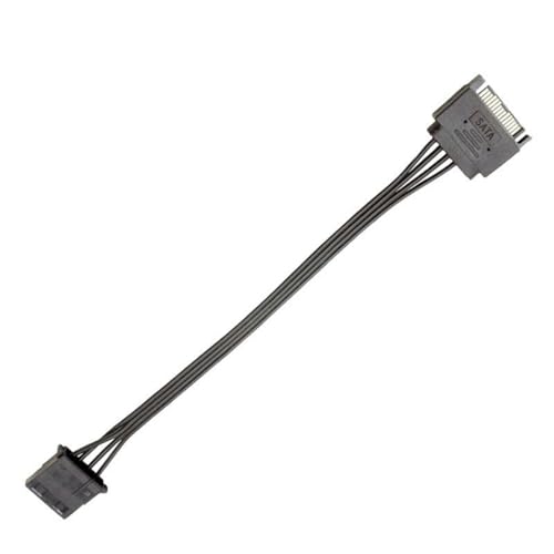 Mtucegi PC Server Computer Hard 15pin 1 Männlich Bis 2/1 Big 4pin Weiblicher Splitter Stromkabel Festplatten Stromverlängerungskabel Mtucegi PC Server Computer Hard 15pin 1 Männlich Bis 2/1 Big 4pin Weiblicher Splitter Stromkabel Festplatten Stromverlängerungskabel von Mtucegi