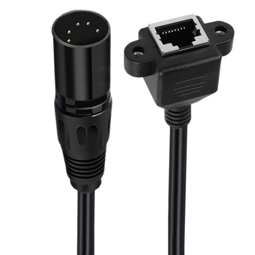 Mtucegi XLR5 Bis RJ45 Soundverbindungskabel Mit Ohren Für Einfache Installation Und Sichere Verbindung Mtucegi XLR5 Bis RJ45 Soundverbindungskabel Mit Ohren Für Einfache Installation Und Sichere Verbindung von Mtucegi