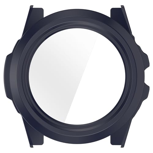 PC Vollständige Abdeckung Smartwatch Integriertes gehärtetes Glas Displayschutzfolie Defense Hard Sleeve Case Guard für Watch von Mtucegi