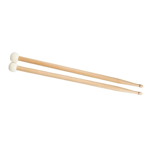 Timpani Drumsticks Filzkopf Drumsticks Percussion Instrument Übung Spielen Schlagzeug Schlägel Doppelkopf Schlagzeughammer Timpani Drumsticks Filzkopf Drumsticks Percussion Instrument Übung Spielen Schlagzeug Schlägel Doppelkopf Schlagzeughammer von Mtucegi