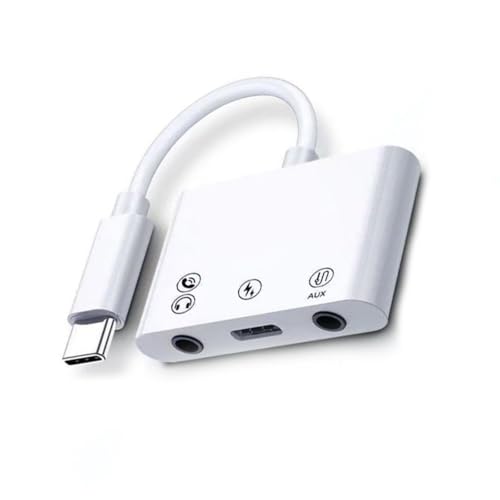 USB C Zum 2 5 Mm AuxS Soundadapter Mit Kopfhörer Und Ladeanschluss Für Stereo Sound Geräte Eingeben von Mtucegi