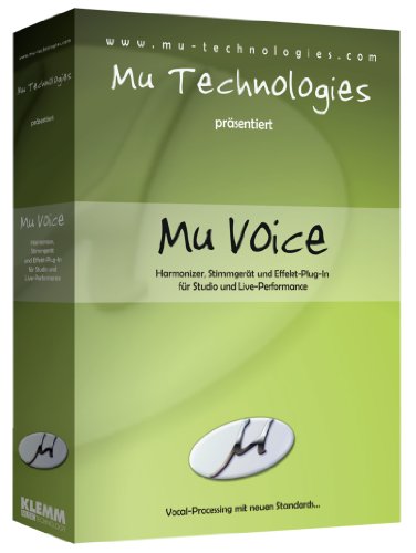 Mu Voice - Harmonizer, Stimmgerät und Effekt-Plug-In für Studio und Live-Performance von Mu Technologies