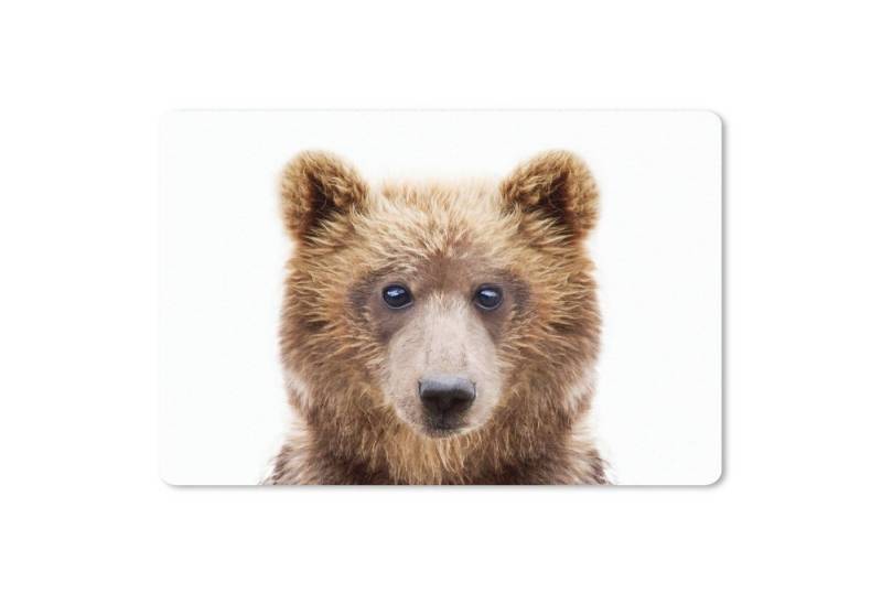 MuchoWow Gaming Mauspad Bär - Braun - Tiere - Natur (1-St), Büro für Tastatur und Maus, Mousepad Gaming, 90x60 cm, XXL, Großes von MuchoWow