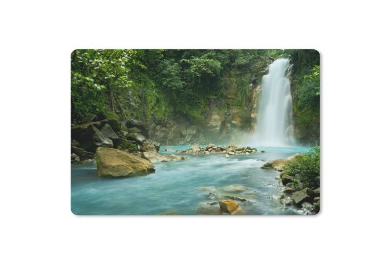 MuchoWow Mauspad Dschungel - Natur - Wasserfall (1-St), Mouse pad Klein, Gaming Deko, PC Zubehör, 27x18 cm von MuchoWow