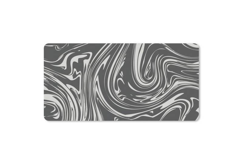 MuchoWow Mauspad Marmor - Grau - Linie (1-St), Mousepad mit Rutschfester Unterseite, Mausunterlage, Gaming, 60x30 cm von MuchoWow