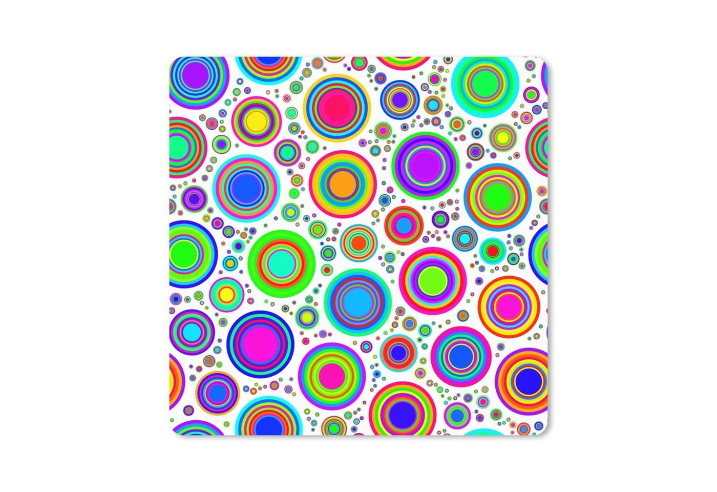 MuchoWow Gaming Mauspad Muster - Punkte - Kreis (1-St), Mousepad mit Rutschfester Unterseite, Gaming, 40x40 cm, XXL, Großes von MuchoWow
