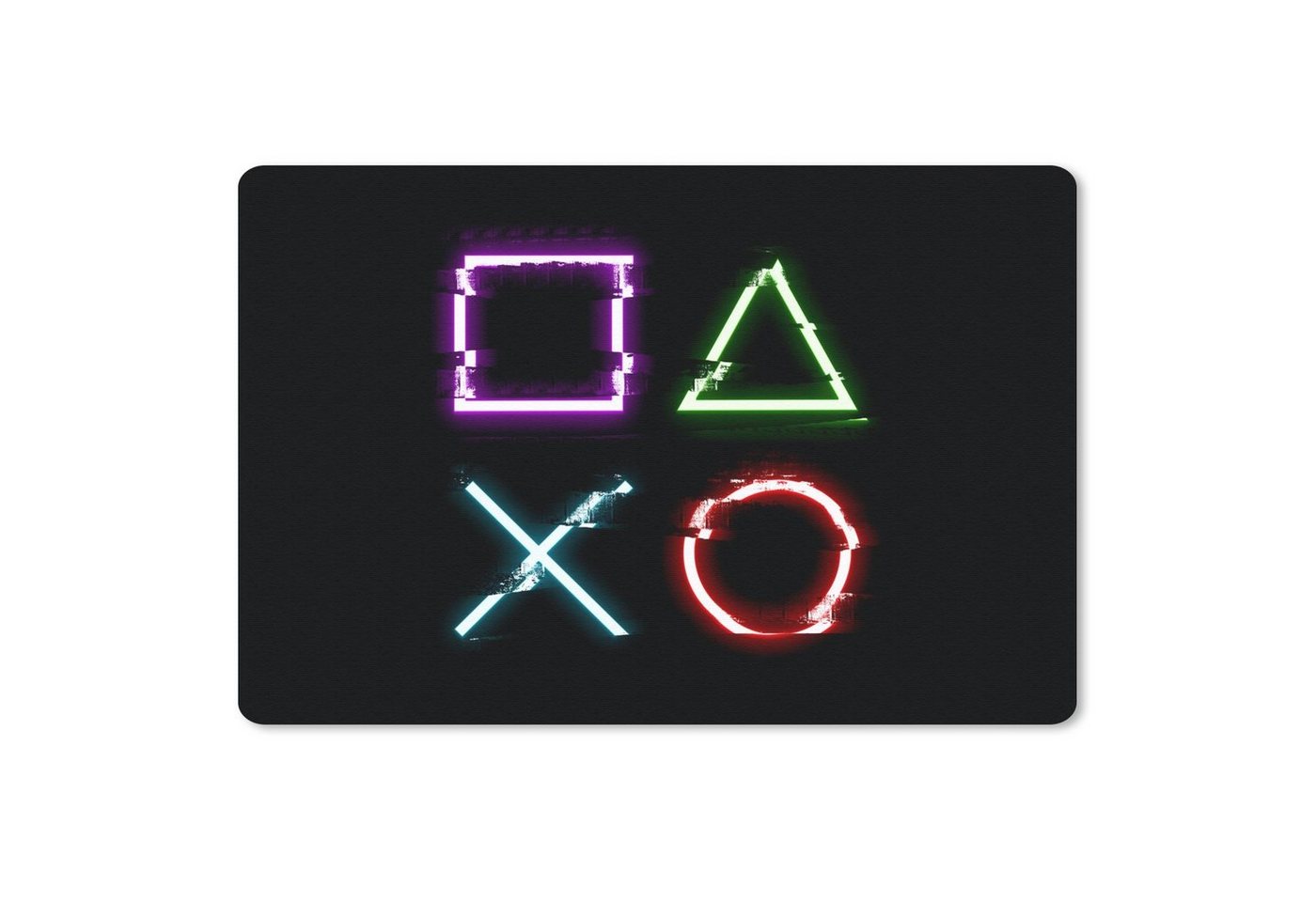 MuchoWow Mauspad Spiel - Controller - Led (1-St), Mouse pad, Gaming Deko, PC Zubehör, 27x18 cm von MuchoWow